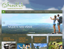 Tablet Screenshot of horoklub.sk